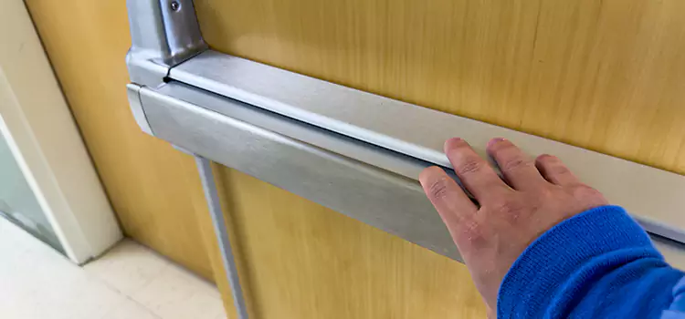 Installing a Push Bar on a Door Bakersfield